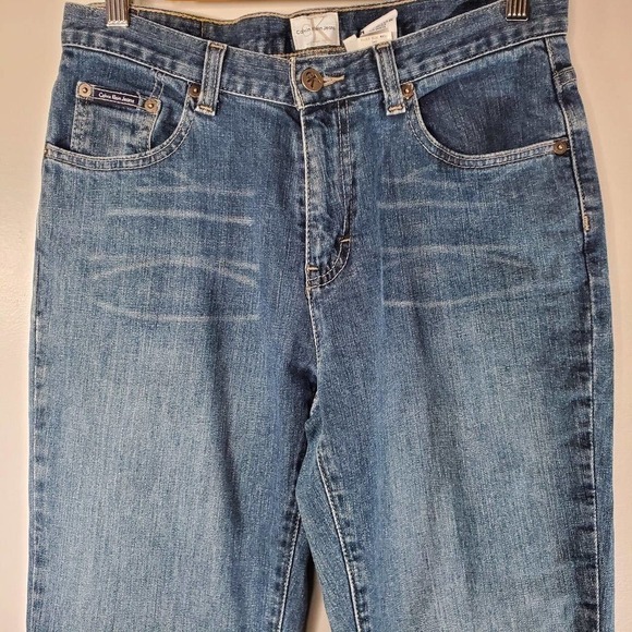 Calvin Klein Jeans Boot Cut Jean Faded Blue Wash Size 4 - Picture 2 of 10